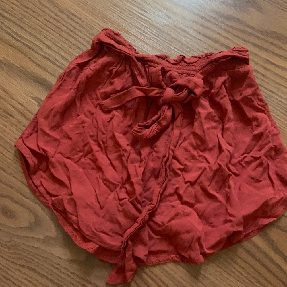 Burnt orange shorts!
